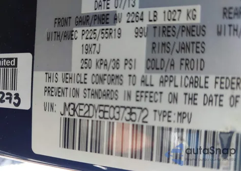 2014 Mazda Cx-5 Grand Touring from USA, damaged, VIN JM3KE2DY5E0373572